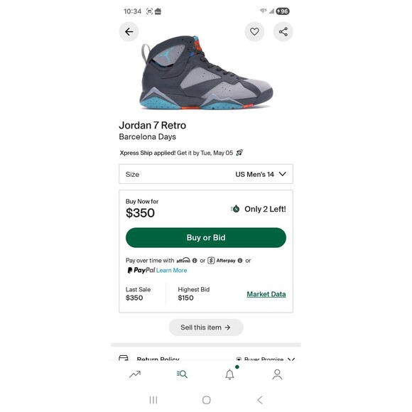 Jordan 7 Retro Barcelona Days main image 4
